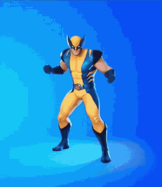 wolverine is a superhero in a video game and is dancing .