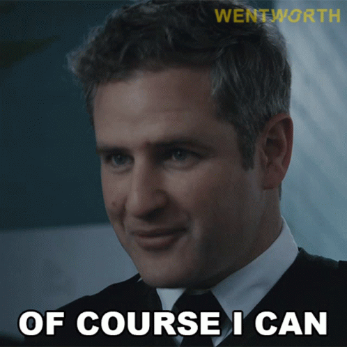 Of Course I Can Jake Stewart GIF - Of Course I Can Jake Stewart Wentworth GIFs