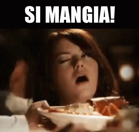 Si Mangia Fame Pranzo Cena Colazione Mangiare Ho Tanta Fame Famissima A Tavola GIF - Si Mangia A Tavola Lets Eat GIFs