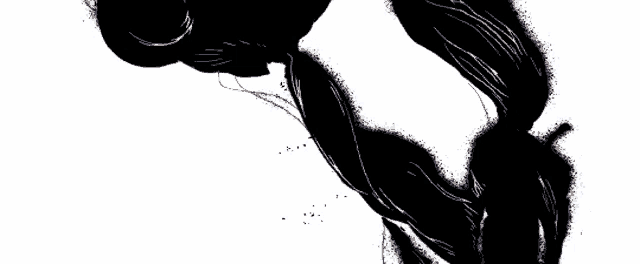 a black background with white lines and stars
