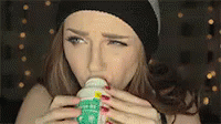 Glam & Gore GIF - Glam And Gore Mykie Drinking GIFs