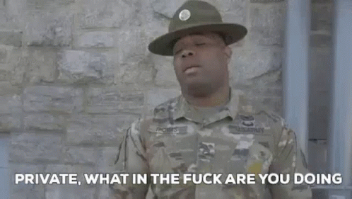 Privat Soldier GIF - Privat Soldier What Are You Doing GIFs