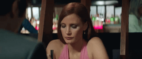 Jessica Chastain Serious GIF - Jessica Chastain Serious Blinking GIFs