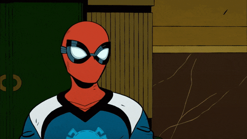 a cartoon of a man wearing a mask