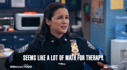 Seems Like A Lot Of Math For Therapy Amy Santiago GIF - Seems Like A Lot Of Math For Therapy Amy Santiago Melissa Fumero GIFs