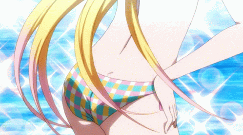 Chitoge Kirisaki Bikini GIF - Chitoge Kirisaki Bikini Anime Bikini GIFs