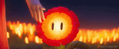 Super Mario Movie Peach GIF - Super Mario Movie Peach Fire GIFs