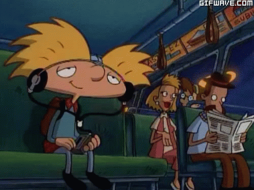 Listening To Music GIF - Listening To Music Arnold GIFs