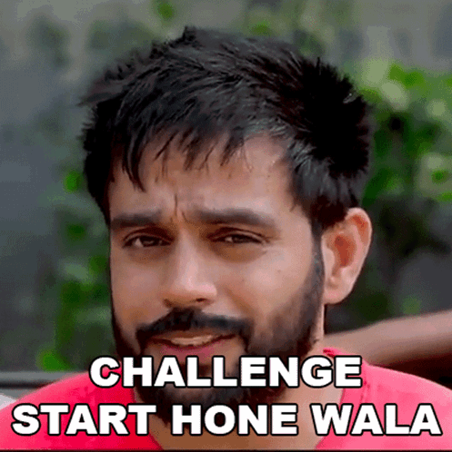 Challenge Start Hone Wala Lokesh Bhardwaj GIF - Challenge Start Hone Wala Lokesh Bhardwaj Challenge Shuru Hone Wala Hai GIFs