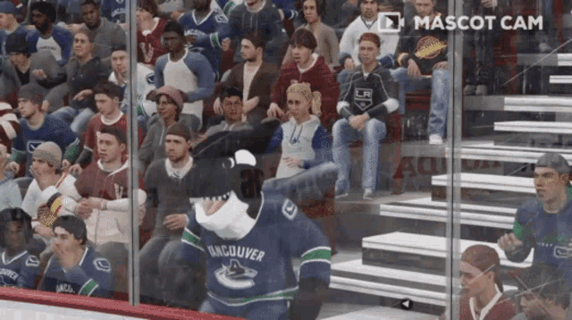 Vancouver Canucks Fin The Whale GIF - Vancouver Canucks Fin The Whale Canucks Goal GIFs