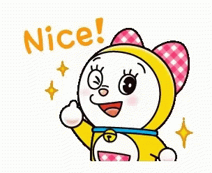 Dorami Nice GIF - Dorami Nice Wink GIFs