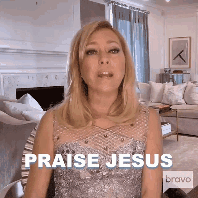 Praise Jesus Sutton Stracke GIF - Praise Jesus Sutton Stracke The Real Housewives Of Beverly Hills GIFs