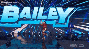 bailey is the name of the wrestler in this video