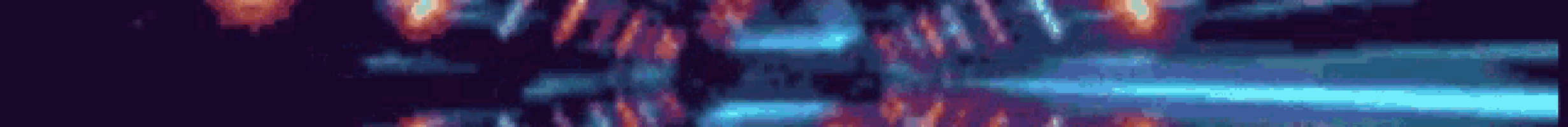a blue and purple background with a lot of lines moving in the air
