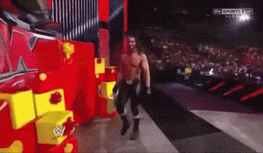 a wrestling match is being broadcasted on sky sports hd