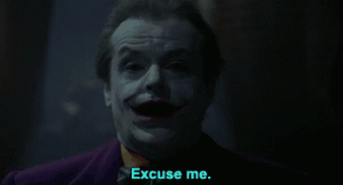 Excuse Me Joker GIF - Excuse Me Joker What Did You Say GIFs