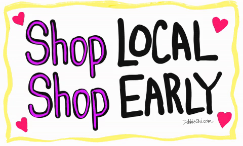 Shop Local Shop Early Shop Indie GIF - Shop Local Shop Early Shop Indie Christmas Shopping GIFs
