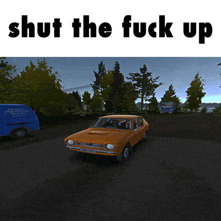 Shut The Fuck Up Car GIF - Shut The Fuck Up Car My Summer Car GIFs