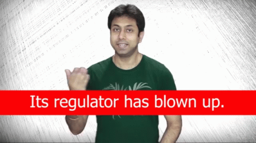 Its Regulator Has Blown Up Regulator Broken GIF - Its Regulator Has Blown Up Regulator Broken Regulator Exploded GIFs