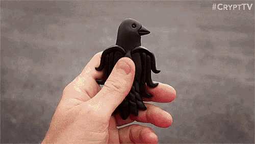 Crow Get GIF - Crow Get Bloody Hand GIFs