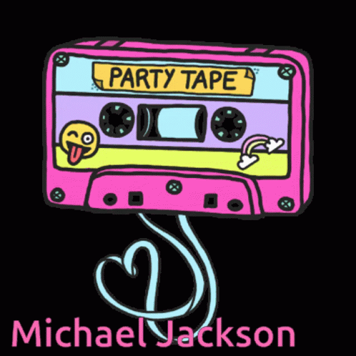Michael Jackson Party Tape GIF - Michael Jackson Party Tape Mix Tape GIFs
