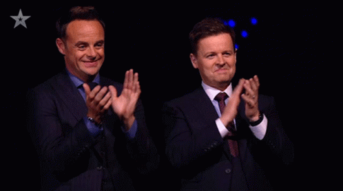 Clapping Hands Declan Donnelly GIF - Clapping Hands Declan Donnelly Anthony Mcpartlin GIFs