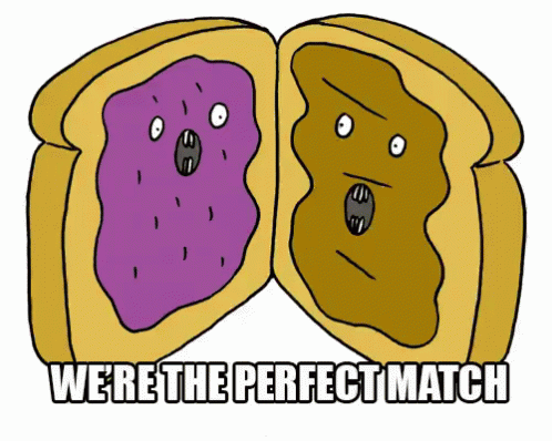 The Perfect Match GIF - Pbj Peanut Butter Peanut Butter Jelly GIFs