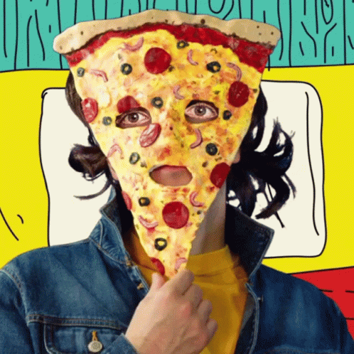 Пицца фейс pizza. Пицца во рту. Маска для вечеринки пицца. Пицца фейс пицца ТАВЕР.