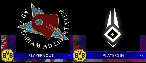 players out and players in are displayed on the screen
