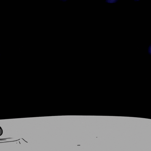 a cartoon drawing of a panda wearing a hat and holding a light saber
