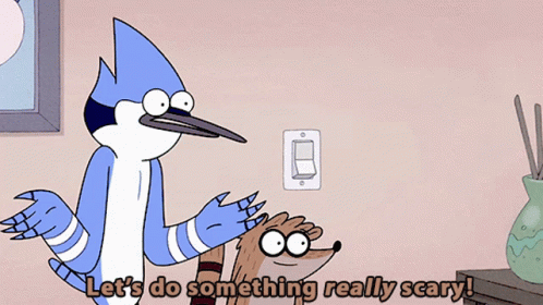 Regular Show Rigby GIF - Regular Show Rigby Lets Do Something Really Scary GIFs