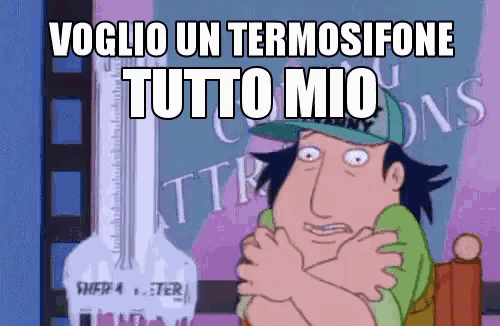 Termosifone Termosifoni Riscaldamento Riscaldamenti Freddo Freddissimo Gelo Congelando GIF