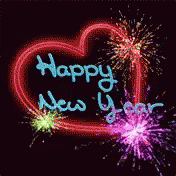 Sweetheart Happy New Year GIF - Sweetheart Happy New Year Fireworks GIFs
