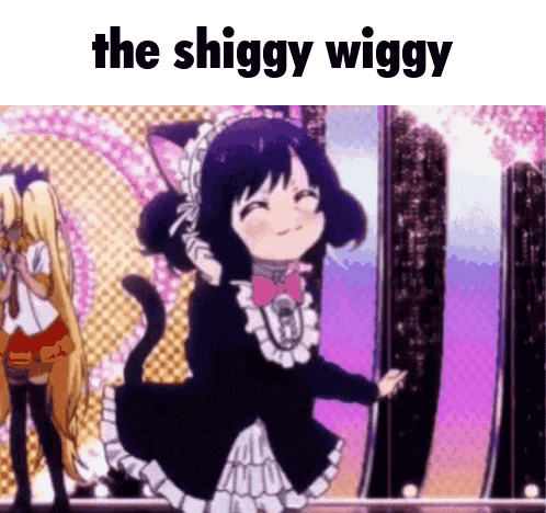 Shiggy Wiggy Cat GIF - Shiggy Wiggy Cat Anime Cat Girl GIFs