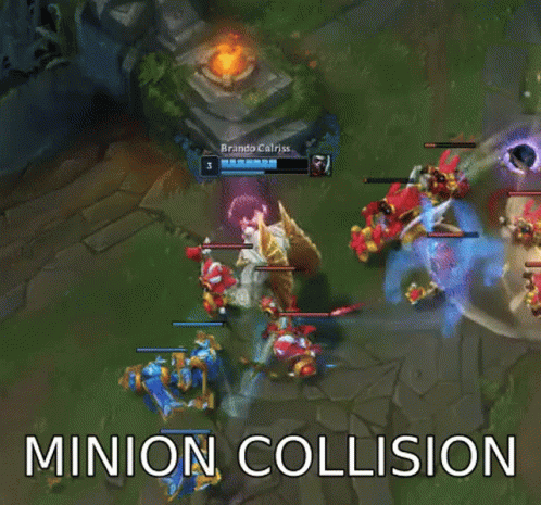Minion Collision League GIF - Minion Collision League League Of Legends GIFs