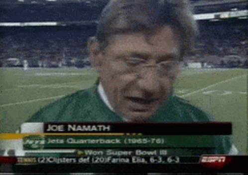 Joe Namath GIF - Joe Namath Jets GIFs
