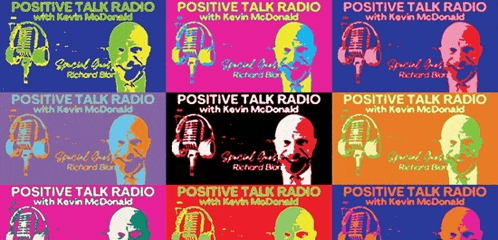 positive talk radio with kevin mcdonald is being advertised