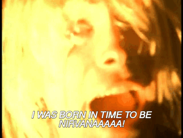 New Gif Post GIF - Nirvana Kurt Cobain Born GIFs