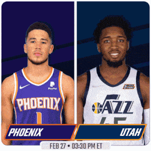 Phoenix Suns Vs. Utah Jazz Pre Game GIF - Nba Basketball Nba 2021 GIFs