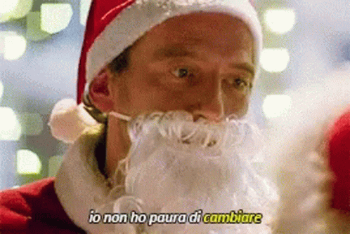 Kiss Im Not Afraid Of Changing GIF - Kiss Im Not Afraid Of Changing Santa GIFs