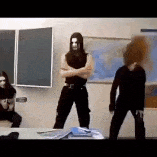 Black Metal Rock GIF - Black Metal Rock Corpse Paint GIFs