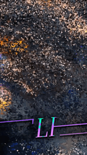the letter l is on a dark background