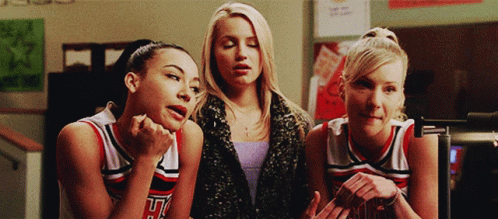 Glee The Unholy Trinity GIF - Glee The Unholy Trinity Quinn GIFs