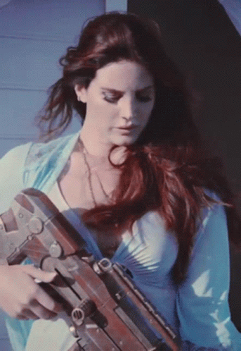 Lana Del Rey Gun GIF