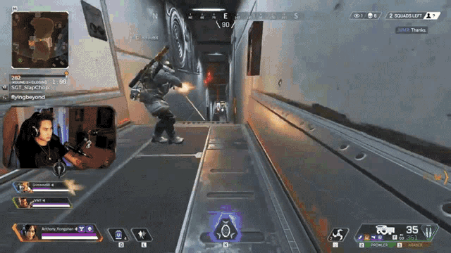 a screenshot of a video game showing a man holding a gun