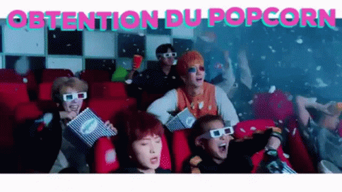 Party Kpop GIF - Party Kpop Obtention Du Popcon GIFs