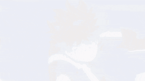 a cartoon character is flying through the air with a fist in the air