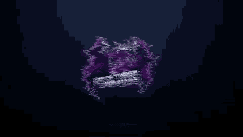 a purple dragon with wings is on a dark blue background .