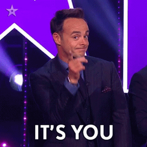 Its You Anthony Mcpartlin GIF - Its You Anthony Mcpartlin Britains Got Talent GIFs