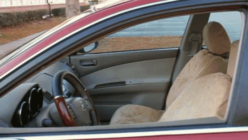 Ghost Ride The Whip GIF - Prank Fake Seat Drive Thru GIFs
